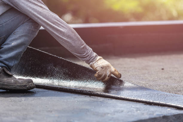 Professional Basement Waterproofing technician working in Ferndale, MD